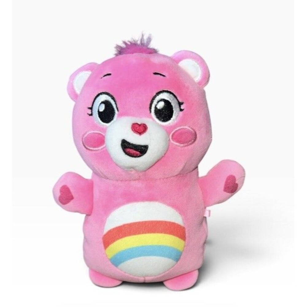 Squishmallow HugMees Care Bears 6" Cheer Bear Plush Stuffed Animal Soft Toy